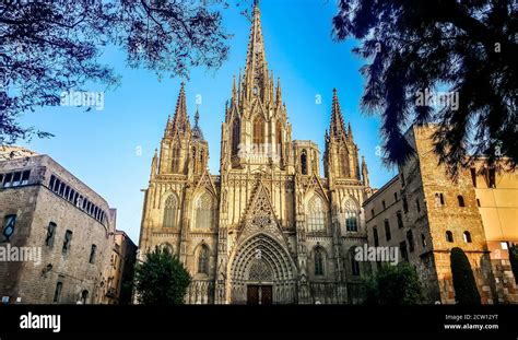 Catedral de la Santa Cruz y Santa Eulalia! Một kiệt tác kiến trúc Gothic rực rỡ ánh nắng mặt trời